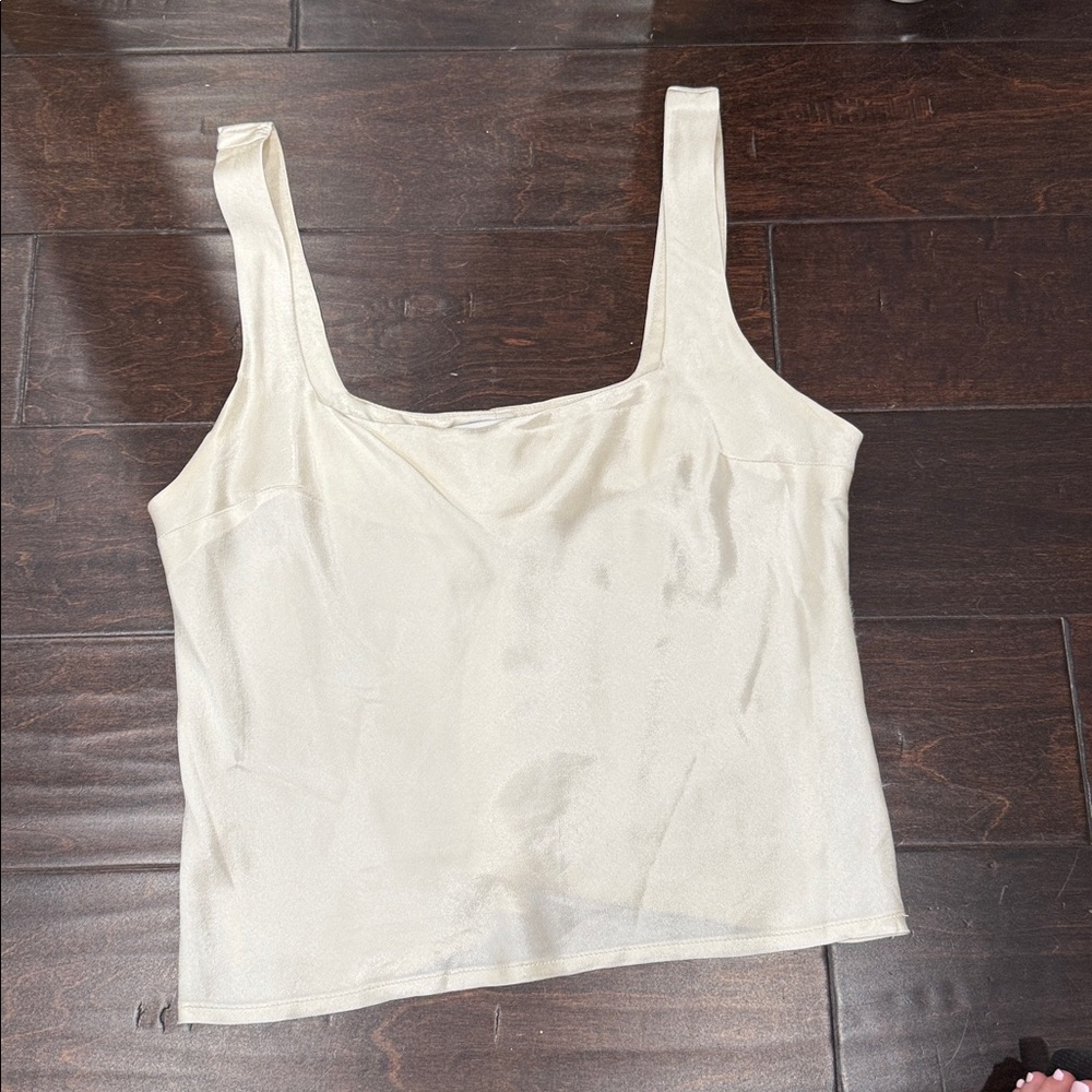 Topshop Cream Camisole Top